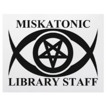 MISKATONIC LIBRARY STAFF LETTERHEAD