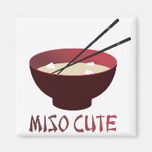 Miso Cute Refrigerator Magnet