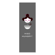 Miso girl bookmark business cards