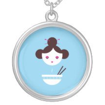 Miso girl custom necklace
