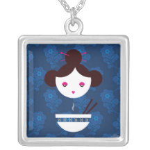 Miso girl personalized necklace