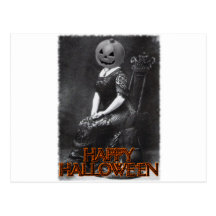 Miss Alicia Pumpkinhead Post Card