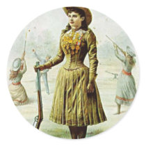 Miss Annie Oakley Sticker