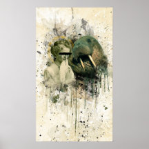 Miss Anonymous and Reverend Walrus Posters