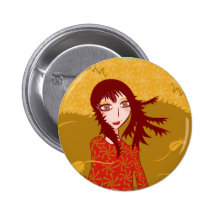Miss Autumn button