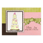 Miss. Jen Cake Chubby Business Cards