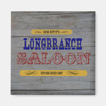Miss Kitty's Long Branch Saloon Refrigerator Magnet
