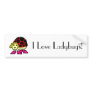 Miss Ladybug Bumper Stickers