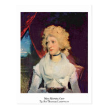 Miss Martha Carr By Sir Thomas Lawrence Post Card