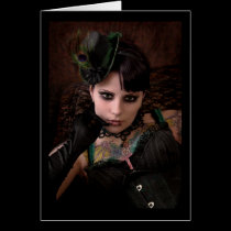 Miss Peacock - Card (Customize)