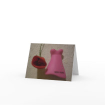 Miss Rose Valentine Greeting Card