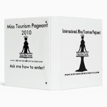 Miss Tourism Notebook Binders
