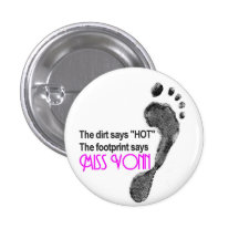 Miss Vonn foot print Buttons