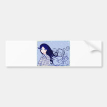 Miss Winter bumper sticker