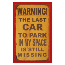 Missing Car Stationery Paper