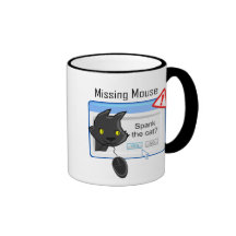 Missing Mouse? Spank the cat! Mug