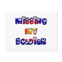 Missing my Soldier Post Cards