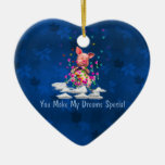 Missing You Pig Christmas Tree Ornaments