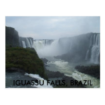 mission 032, IGUASSU FALLS, BRAZIL Postcard
