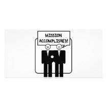 "Mission Accomplished" Marriage (homosexual) Photo Cards