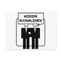 "Mission Accomplished" Marriage (homosexual) Post Card