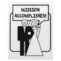 "Mission Accomplished" Marriage letterhead