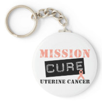 Mission Cure Uterine Cancer Keychains