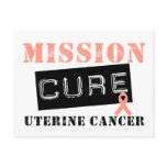 Mission Cure Uterine Cancer postcards