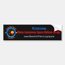 Mission Raise Awareness Space Balloon (RASB) Bumper Sticker