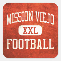 Mission Viejo Diablos Football Square Sticker