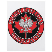 Mississauga Round Polish Canadian Leaf Flyer