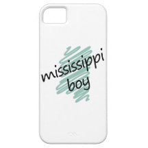 Mississippi Boy on Child's Mississippi Map iPhone 5 Cases