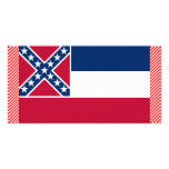 Mississippi Flag Picture Card