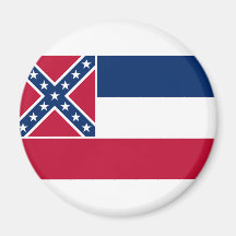 Mississippi Flag Refrigerator Magnets