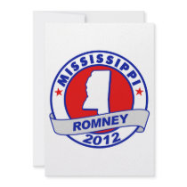 Mississippi Mitt Romney Custom Invitations