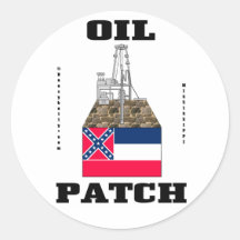 Mississippi Oil Patch,Oil Derrick Sticker,Decal
