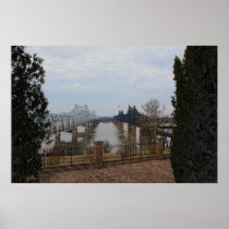 Mississippi River Bridges Print