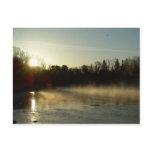 Mississippi river Dawn light rays Post Cards