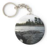 Mississippi river Dawn over the rocks Keychains