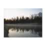 Mississippi river fog reflection post card