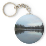 Mississippi river - Morning Reflection Keychain