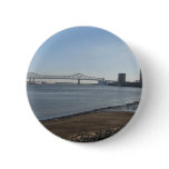Mississippi River, New Orleans, LA Pinback Button