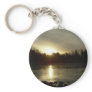 Mississippi river Sunrise reflection Keychains