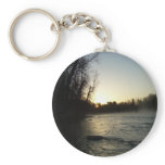 Mississippi river Sunrise shadow Key Chains