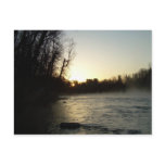 Mississippi river Sunrise shadow Postcards