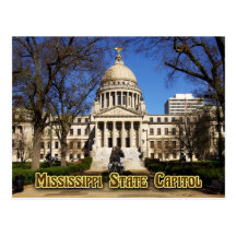 Mississippi State Capitol Building, Jackson Postcards
