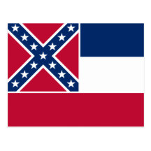 Mississippi State Flag Post Card