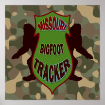 Missouri Bigfoot Tracker Print