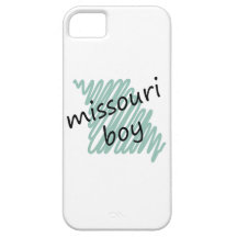 Missouri Boy on Child's Missouri Map Drawing iPhone 5 Cases