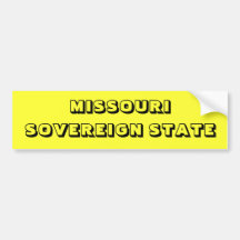 MISSOURI BUMPER STICKER